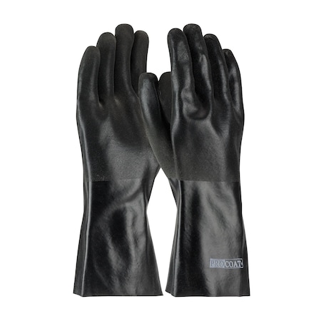 Chemical Resistant Gloves, PVC, 14 in L, Mens, 12 PK MPN:58-8240DD