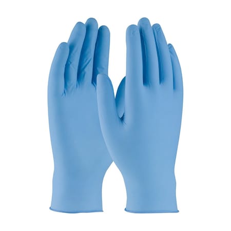 Ambi-dex Turbo, Disposable Gloves, 4 mil Palm, Nitrile, Powdered, L, 100 PK, Blue MPN:63-332/L