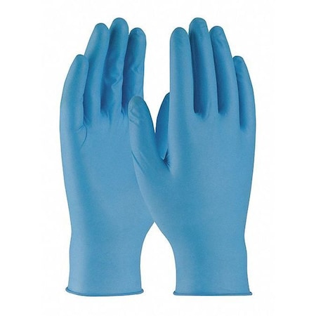 Ambi-dex Super 8, Disposable Gloves, 8 mil Palm, Nitrile, Powder-Free, L, 50 PK, Blue MPN:63-338PF/L