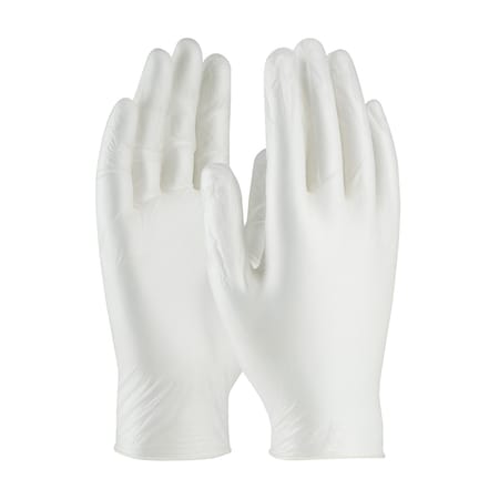 Ambi-dex, Disposable Gloves, 4 mil Palm, Vinyl, Powdered, S, 100 PK, White MPN:64-V2000/S
