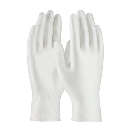 Ambi-dex 64-V3000, Disposable Gloves, 3 mil Palm, Vinyl, Powdered, M, 100 PK, Translucent White MPN:64-V3000/M