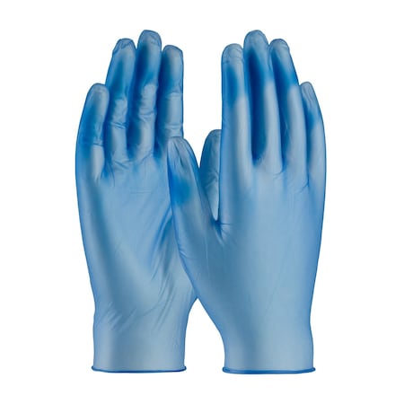 Ambi-dex 64-V77BPF, Disposable Gloves, 5 mil Palm, Vinyl, Powder-Free, S, Blue MPN:64-V77BPF/S