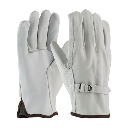 Drivers Gloves, Cowhide, Straight Thumb, L 12 PK MPN:68-158/L