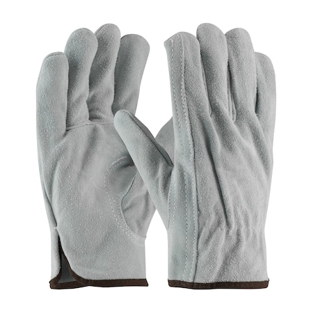 Drivers Gloves, Split Cowhide, L 12 PK MPN:69-189/L