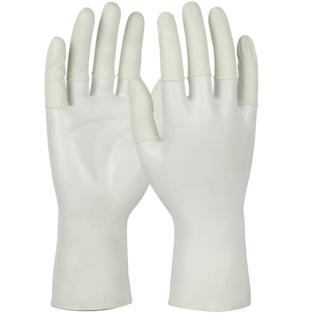 Finger Cots, White, Latex, S, PK720 MPN:6CS