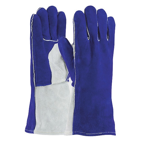 Welding Gloves, Gauntlet Cuff, Wing Thumb, Cowhide, 9, 12 PK MPN:73-7250