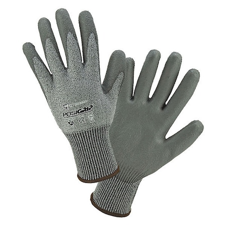 Cut Resistant Coated Gloves, Cut Level A3, Dipped, Water-Based Polyurethane, Smooth, L 12 PK MPN:730TGU/L