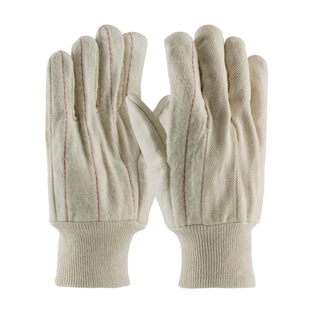 Mens Canvas Double Palm, Knitwrist, PK12 MPN:92-918O