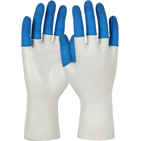 Finger Cots, Blue, Latex, XL, PK720 MPN:BFXL
