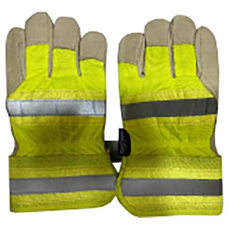Hi-Vis Cold Protection Gloves, Posi-Therm Lining, Yellow, 2XL MPN:HVY5555/2XL