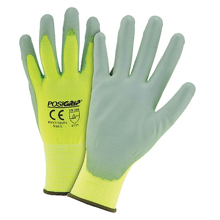 Touchscreen Utility Glove, Polyurethane, Smooth, Palm, 3 Abrasion Level, 2XL, 12 PK MPN:HVY713SUTS/2XL