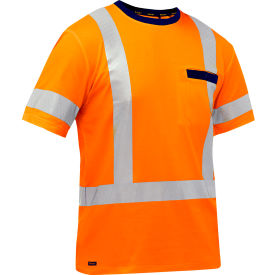 Bisley® Men's Short Sleeve T-Shirt Class 3 S Hi-Vis Orange 313M1118H-O/S