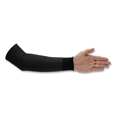 Black HPpe Knitted Cut Protection Sleeve 14