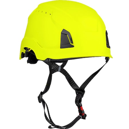 Indstrl Type Ii Clmbng Hlmt Vntd Hi-Vis Yellow MPN:280-HP1491RVM-44