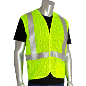 PIP® AR/FR Class 2 High Visibility Mesh Vest 4XL Lime Yellow 305-2100-4X