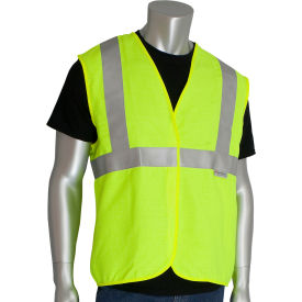 PIP® AR/FR Class 2 High Visibility Solid Vest M Lime Yellow 305-2200-M