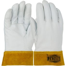 Ironcat Premium Top Grain Kidskin TIG Welding Gloves Pearl XL All Leather 6140/XL - Pkg Qty 6