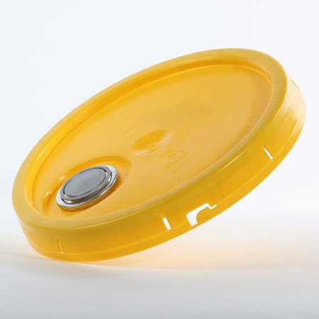 Cover, HDPE, Yellow, 3.5-6 gal. MPN:01-05-020-00052