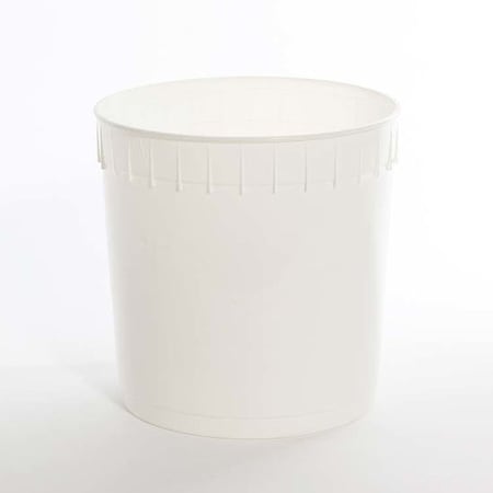 Open Head Pail, HDPE, White, 2.5 gal. MPN:01-05-048-00018