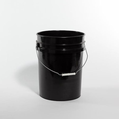 Open Pail Head, 20L, HDPE, Black MPN:01-05-048-00058