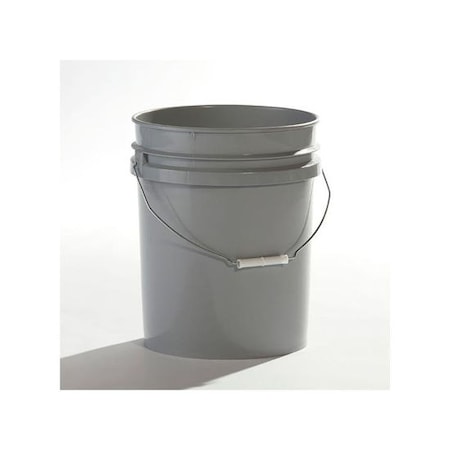 Open Head Pail, HDPE, Gray, 5 gal. MPN:01-05-048-00059