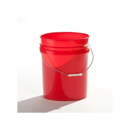 Open Head Pail, HDPE, Red, 5 gal. MPN:01-05-048-00061