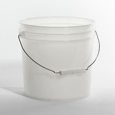 Open Head Pail, HDPE, Natural, 2 gal. MPN:01-05-048-00120
