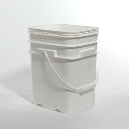 Open Head Pail, HDPE, White, 5.3 gal. MPN:01-05-048-00138