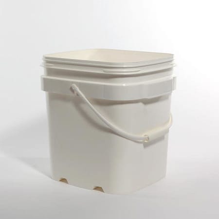 Open Head Pail, HDPE, White, 6.5 gal. MPN:01-05-048-00162
