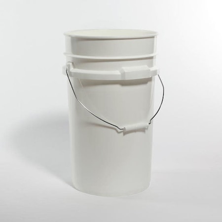 Open Head Pail, HDPE, White, 7 gal. MPN:01-05-048-00223