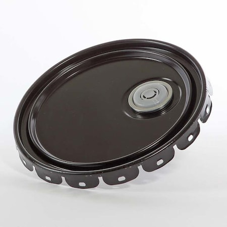 Cover, Steel, Black, 5 gal., Type: Lug with Rieke Prep MPN:01-19-020-00303