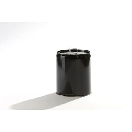 Tight Head Pail, Steel, Black, 5 gal., UN Rating Liquid: Y1.7/300 MPN:01-19-079-00286