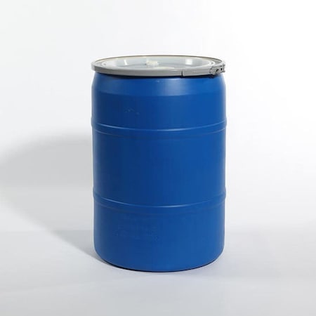 Plstc Drum, Fittings, Opn Hd, Blu, 30 gal. MPN:03-14-048-00003