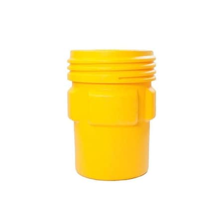 Plastic Drum, OH Screw Top, 95 gal., Yl MPN:03-14-050-00170