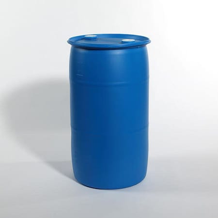 Plstc Drum, Fittings, Tght Hd, Blu, 35 gal. MPN:03-14-079-00061