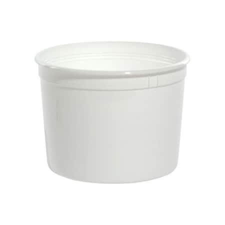 HDPE Tub, White, 64 oz. MPN:07-05-081-00023