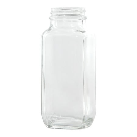 Square Glass Bottle, 8 oz. MPN:04-04-075-00004
