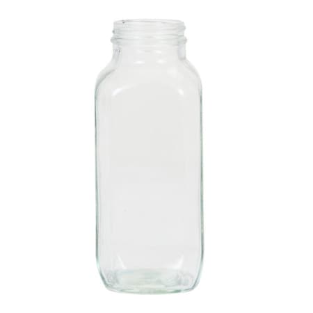 Square Glass Bottle, 16 oz. MPN:04-04-075-00010