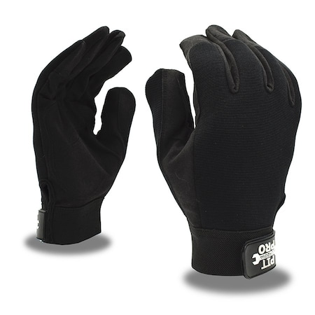 Gloves, Synthetic, Black, PK12 MPN:77874