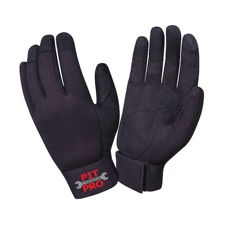 Gloves, Black, Synthetic, PK12 MPN:77875