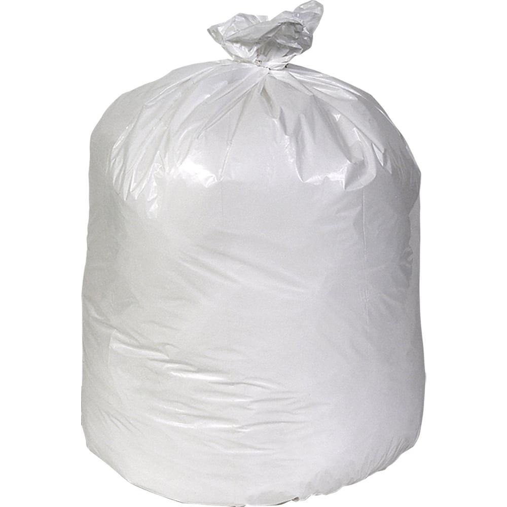 Pitt Plastics Can Liner LLDPE, 21.5x24, 0.6Mil White, 500 Count MPN:870224