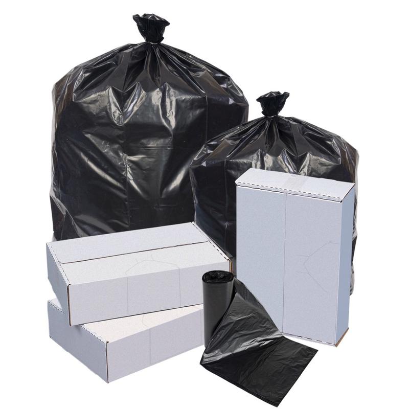 Highmark Linear 0.6-mil Low Density Can Liners, 10 Gallons, 24in x 23in, Black, Box Of 500 (Min Order Qty 3) MPN:PITT024