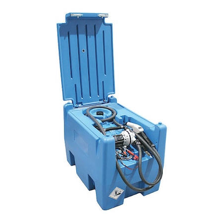Electric Operated Drum Pump, 12VDC, 9 Max. Flow Rate, Polyethylene MPN:F00102000