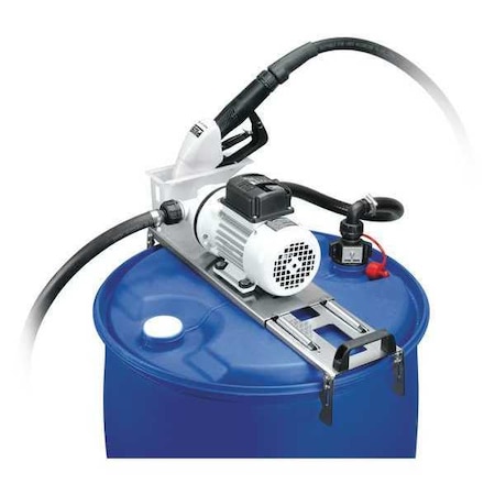 Electric Operated Drum Pump, 120VAC, 9 Max. Flow Rate, 43/64 HP, Cast iron, 3/4