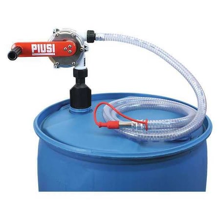 Hand Operated Drum Pump, 9 ft. 9