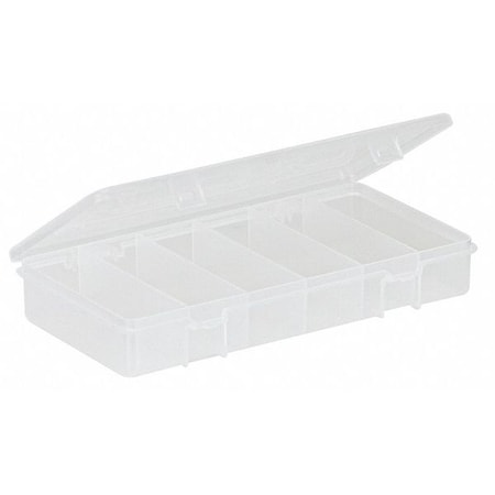 Compartment Box with 6 compartments, Plastic, 1 3/8 in H x 4-1/4 in W MPN:3450-46