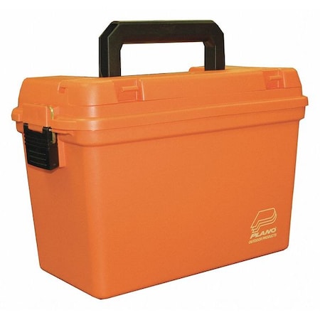 Emergency Supply Tool Box, Plastic, Orange, 15 in W x 8 in D x 10 in H MPN:161250