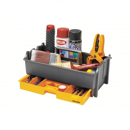 Tool Tote, Gray, Plastic, Not Applicable Pockets MPN:311007