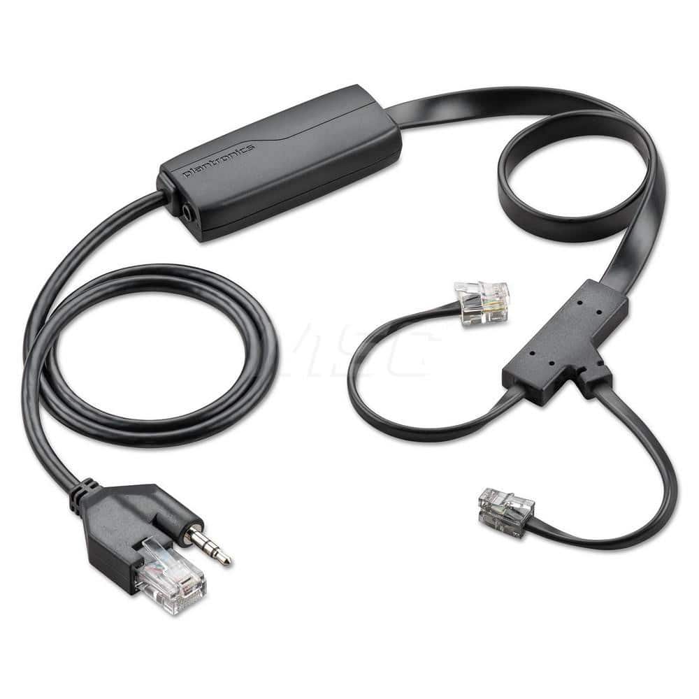 Electronic Hookswitch Cable: Black MPN:PLNAPC43