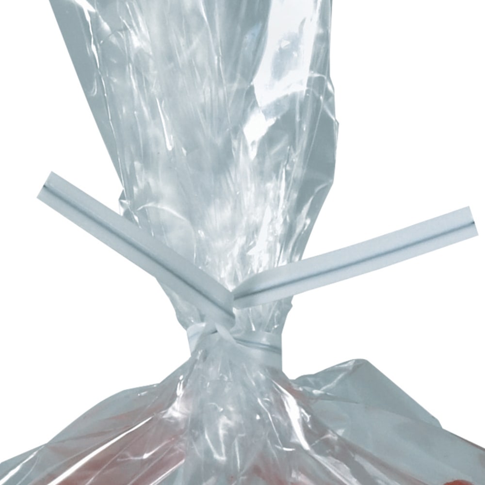 Plastic Ties For Poly Bags, 3/16in x 5in, White, Box Of 2, 000 MPN:PLT5W